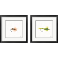 Framed Gone Fishin 2 Piece Framed Art Print Set