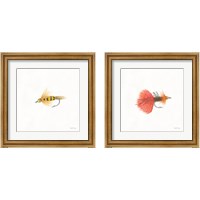 Framed 'Gone Fishin 2 Piece Framed Art Print Set' border=