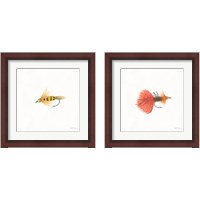 Framed Gone Fishin 2 Piece Framed Art Print Set