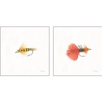 Framed 'Gone Fishin 2 Piece Art Print Set' border=