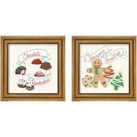 Framed 'Seasons Sweetings 2 Piece Framed Art Print Set' border=
