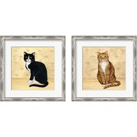 Framed 'Country Kitty 2 Piece Framed Art Print Set' border=