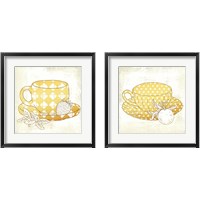 Framed 'Tea 2 Piece Framed Art Print Set' border=