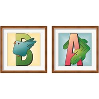 Framed 'ABC 2 Piece Framed Art Print Set' border=