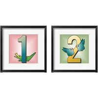 Framed '1, 2, 3 2 Piece Framed Art Print Set' border=