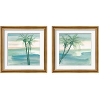 Framed Peaceful Dusk Tropical 2 Piece Framed Art Print Set