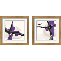 Framed Creamy Amethyst 2 Piece Framed Art Print Set