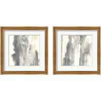 Framed Pale Taupe 2 Piece Framed Art Print Set