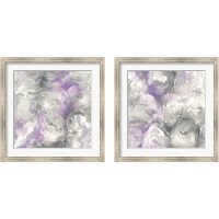 Framed 'Amethyst Circles 2 Piece Framed Art Print Set' border=