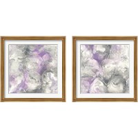 Framed Amethyst Circles 2 Piece Framed Art Print Set