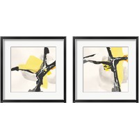 Framed Creamy Yellow 2 Piece Framed Art Print Set