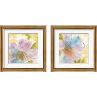 Framed Flower Tints  2 Piece Framed Art Print Set