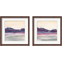 Framed Purple Rock Dawn 2 Piece Framed Art Print Set