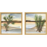 Framed 'Desert Floral 2 Piece Framed Art Print Set' border=
