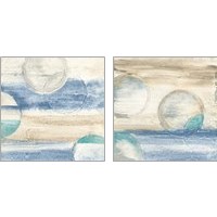 Framed Circles in Time 2 Piece Art Print Set