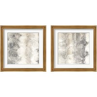 Framed Gray Circles 2 Piece Framed Art Print Set