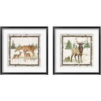 Framed 'Family Cabin 2 Piece Framed Art Print Set' border=