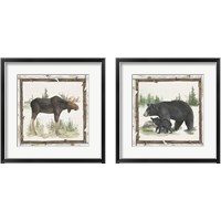 Framed 'Family Cabin 2 Piece Framed Art Print Set' border=