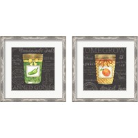 Framed 'Canning Kitchen Black 2 Piece Framed Art Print Set' border=