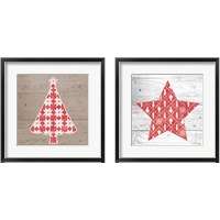 Framed 'Nordic Holiday 2 Piece Framed Art Print Set' border=