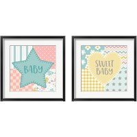 Framed 'Baby Quilt 2 Piece Framed Art Print Set' border=