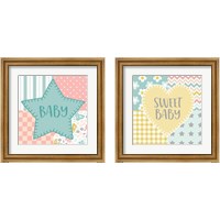 Framed 'Baby Quilt 2 Piece Framed Art Print Set' border=