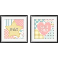 Framed 'Baby Quilt 2 Piece Framed Art Print Set' border=