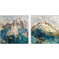 Framed 'Mountain  2 Piece Art Print Set' border=