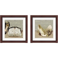 Framed 'Sassy Fashion 2 Piece Framed Art Print Set' border=