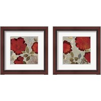 Framed 'Rosa 2 Piece Framed Art Print Set' border=