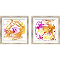 Framed 'Watercolour Abstract 2 Piece Framed Art Print Set' border=
