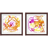 Framed Watercolour Abstract 2 Piece Framed Art Print Set