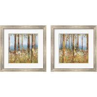 Framed Field of Flowers 2 Piece Framed Art Print Set