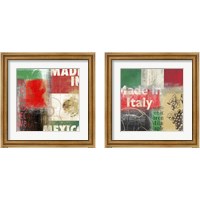 Framed 'Abstract Countries 2 Piece Framed Art Print Set' border=