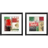 Framed 'Abstract Countries 2 Piece Framed Art Print Set' border=