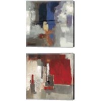 Framed 'Crimson Tide 2 Piece Canvas Print Set' border=