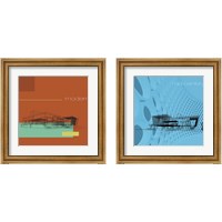 Framed 'Architek  2 Piece Framed Art Print Set' border=