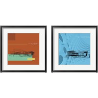 Framed 'Architek  2 Piece Framed Art Print Set' border=