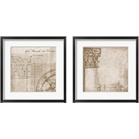 Framed 'Romanesque  2 Piece Framed Art Print Set' border=