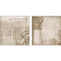 Framed 'Romanesque  2 Piece Art Print Set' border=