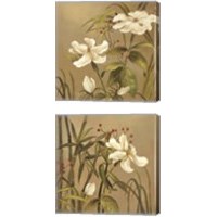 Framed 'Bamboo Beauty 2 Piece Canvas Print Set' border=