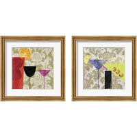 Framed 'Cocktail  2 Piece Framed Art Print Set' border=