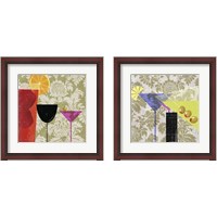 Framed 'Cocktail  2 Piece Framed Art Print Set' border=