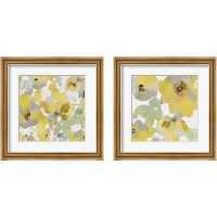 Framed 'Sunny Floral 2 Piece Framed Art Print Set' border=