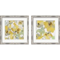 Framed 'Sunny Floral 2 Piece Framed Art Print Set' border=