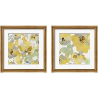 Framed Sunny Floral 2 Piece Framed Art Print Set