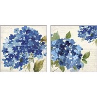 Framed Hampton Hydrangea 2 Piece Art Print Set