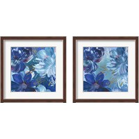 Framed Midnight Floral 2 Piece Framed Art Print Set