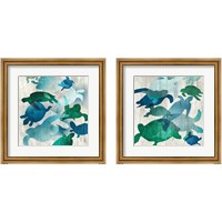 Framed 'Leatherback  2 Piece Framed Art Print Set' border=