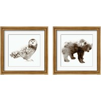 Framed 'Wildlife 2 Piece Framed Art Print Set' border=